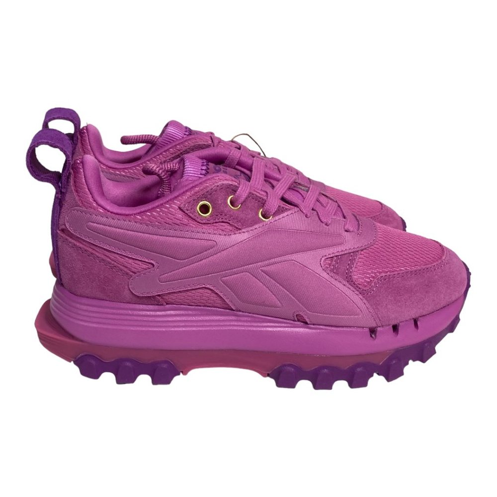 REEBOK Women's Cardi B Classic Leather V2 Purple Sneaker Shoe Size 7/7.5 NEW